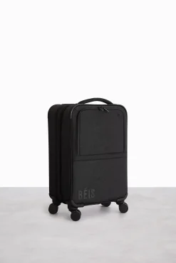 Soft-Sided Collapsible Carry-On Roller In Black