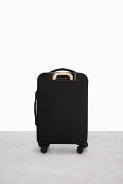 Soft-Sided Collapsible Carry-On Roller In Black