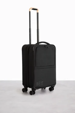 Soft-Sided Collapsible Carry-On Roller In Black