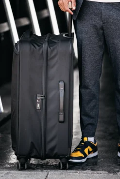 Soft-Sided Collapsible Check-In Roller In Black