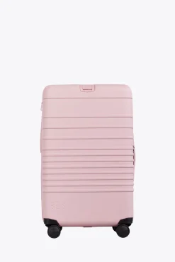 The 26" Check-In Roller In Atlas Pink