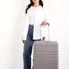 The 26" Check-In Roller In Grey