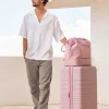 The 29" Large Check-In Roller In Atlas Pink