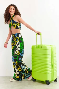 The 29" Large Check-In Roller In Citron