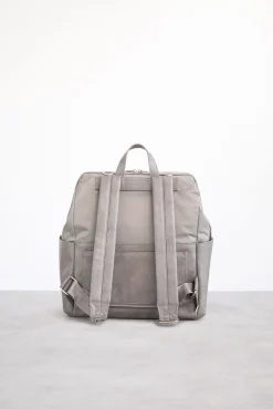 The Backpack Diaper Bag In Grey