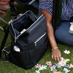 The Backpack Diaper Bag In Black