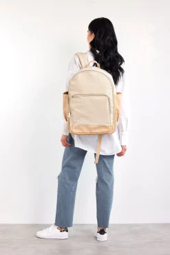 The Backpack In Beige