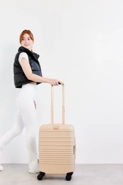 The Carry-On Roller In Beige