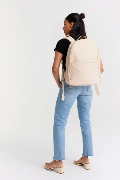 The Commuter Backpack In Beige