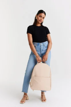 The Commuter Backpack In Beige