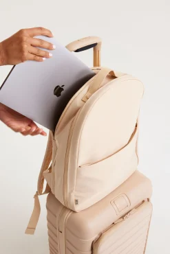 The Commuter Backpack In Beige