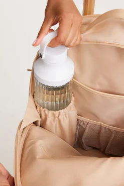 The Commuter Backpack In Beige