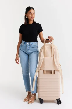 The Commuter Backpack In Beige