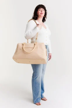 The Commuter Duffle In Beige