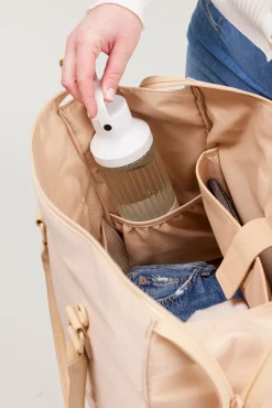 The Commuter Duffle In Beige