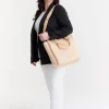 The Commuter Tote In Beige