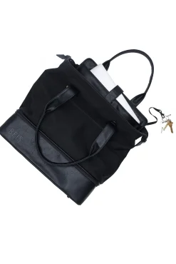 The Convertible Mini Weekender In Black