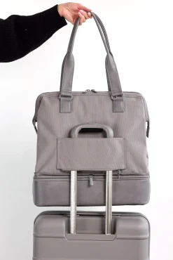 The Convertible Mini Weekender In Grey