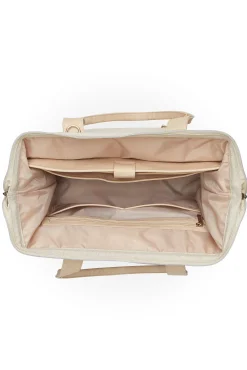 The Convertible Mini Weekender In Beige