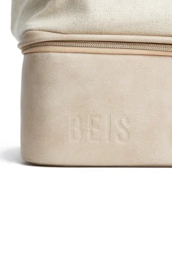 The Convertible Mini Weekender In Beige