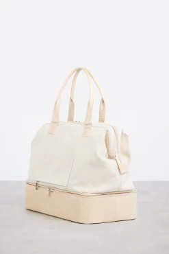 The Convertible Weekender In Beige