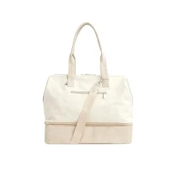 The Convertible Weekender In Beige