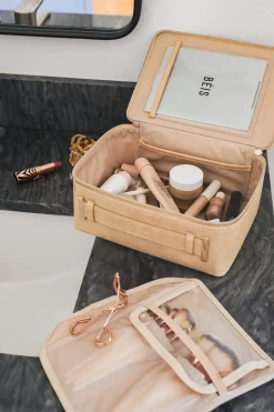 The Cosmetic Case In Beige