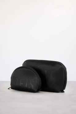 The Cosmetic Pouch Set In Black