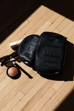 The Cosmetic Pouch Set In Black