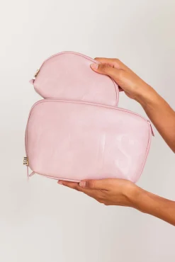 The Cosmetic Pouch Set In Atlas Pink