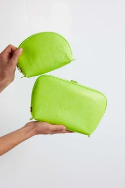 The Cosmetic Pouch Set In Citron