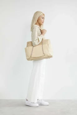 The Diaper Bag In Beige