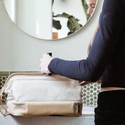 The Dopp Kit In Beige