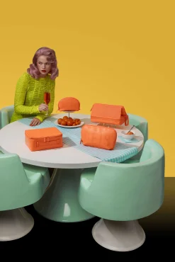 The Dopp Kit In Creamsicle