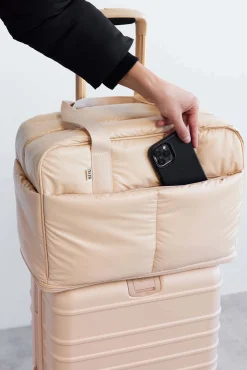 The Expandable Duffle In Beige