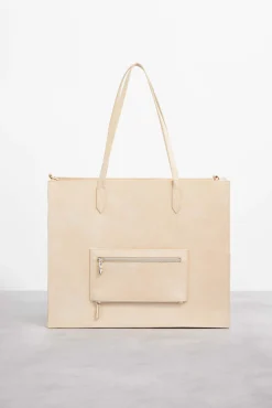 The Large Work Tote In Beige