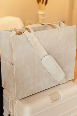 The Large Work Tote In Beige