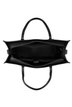 The Large Work Tote In Black Croc