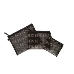 The Mesh Pouch Trio In Black