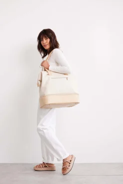 The Mini Weekender In Beige