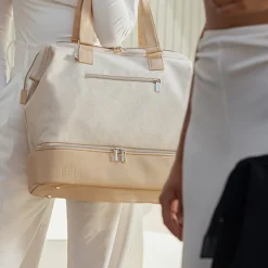 The Mini Weekender In Beige