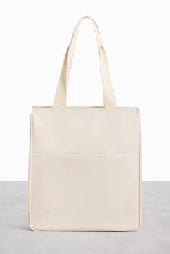 The North To South Tote In Beige