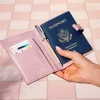 The Passport & Luggage Tag Set In Atlas Pink
