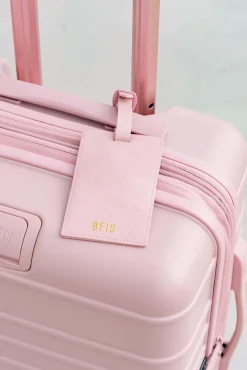 The Passport & Luggage Tag Set In Atlas Pink
