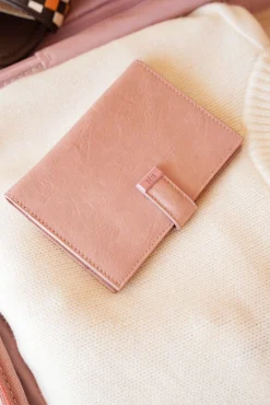 The Passport & Luggage Tag Set In Atlas Pink