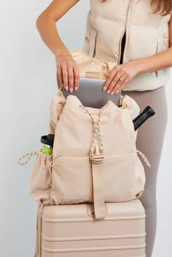 The Sport Backpack In Beige
