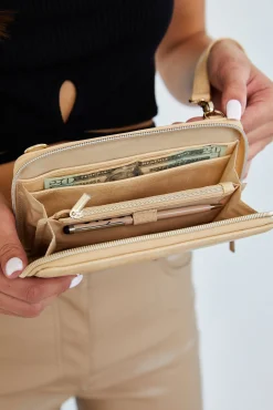 The Travel Wallet In Beige
