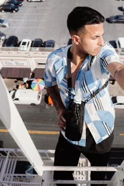 The Water Bottle Sling In Black