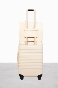 The Work Tote In Beige
